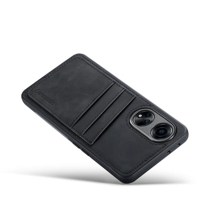 Oppo A98 Case - Charcoal Gray - Back Cover with Card Holder
