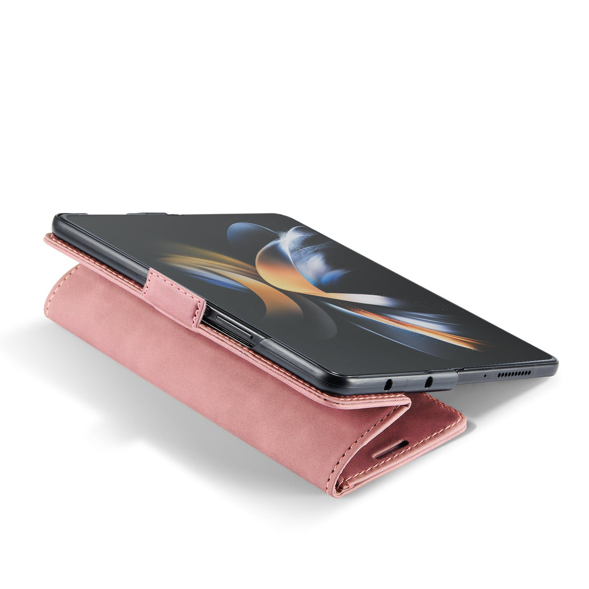 Samsung Galaxy Z Fold 5 Hoesje - Pale Pink - Dunne Bookcase