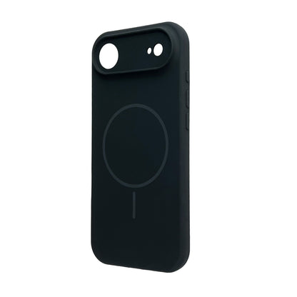 Apple iPhone Air Hülle - Schwarz - Liquid-Silikon-MagSafe-Backcover