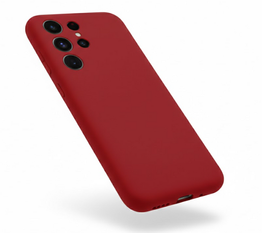 Samsung Galaxy S26 Ultra Case - Red - Liquid Silicone Back Cover