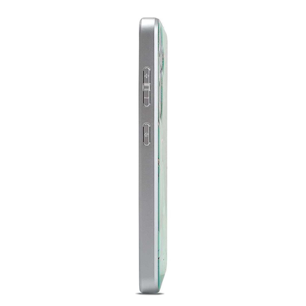Samsung Galaxy S24 Plus Hoesje - Blauw - Siliconen Marmer MagSafe Back Cover