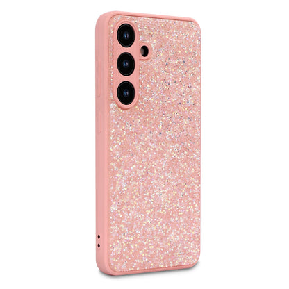 Samsung Galaxy A57 Hoesje - Roze - Casemania Diamant Glitter Back Cover