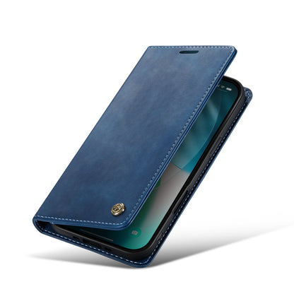 Apple iPhone Air Case - Navy Blue - Luxury Thin Wallet Case