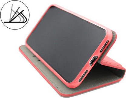 Samsung Galaxy S20 Ultra Hülle - Rot - Luxus Kunstleder Portemonnaie Bookcase