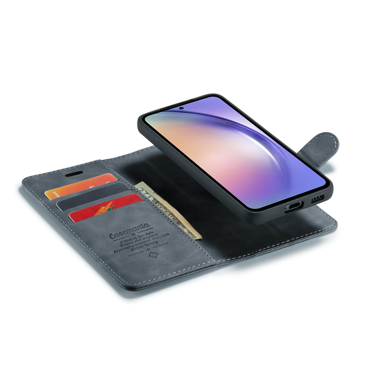 Samsung Galaxy A26 Hoesje - Shadow Gray - 2 in 1 Bookcase