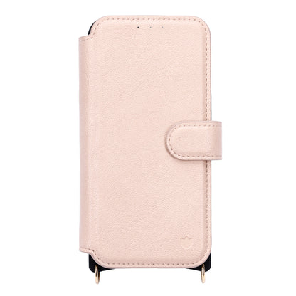 Apple iPhone 13 Hoesje - Roze - 'Amsterdam' Magnetische Wallet Case met Pasjeshouders en