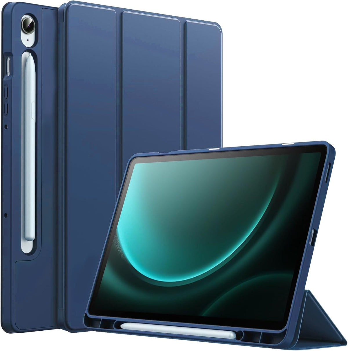 Samsung Galaxy Tab S10 FE Plus Tablet-Hülle - Dunkelblau - Smart Cover