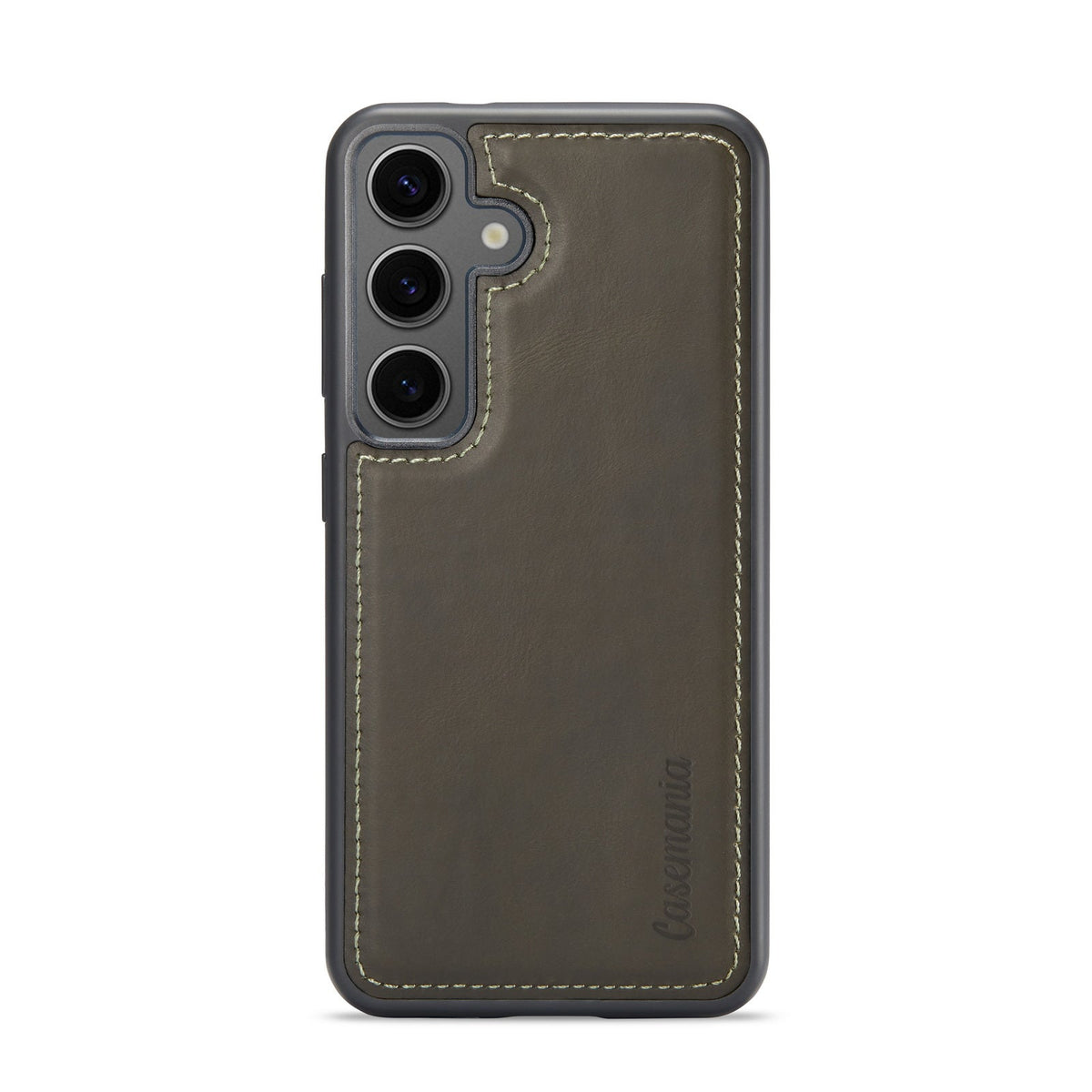 Samsung Galaxy S24 Hoesje - Emerald Green - Echt Leren 2 in 1 Bookcase