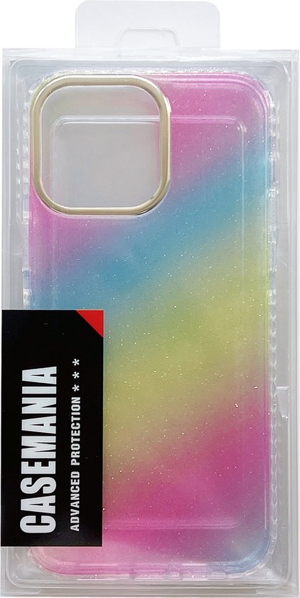 Apple iPhone 13 Pro Max Hoesje - Multi - Glitter Back Cover