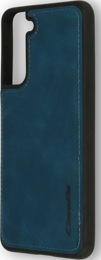 Samsung Galaxy S23 Ultra Hoesje - Navy Blue - 2 in 1 Bookcase