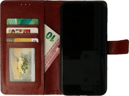 Samsung Galaxy S21 Plus Hoesje - Bruin - Bookcase