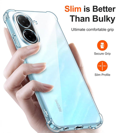 Xiaomi Redmi 15C Hoesje - Transparant - Anti-Shock Back Cover