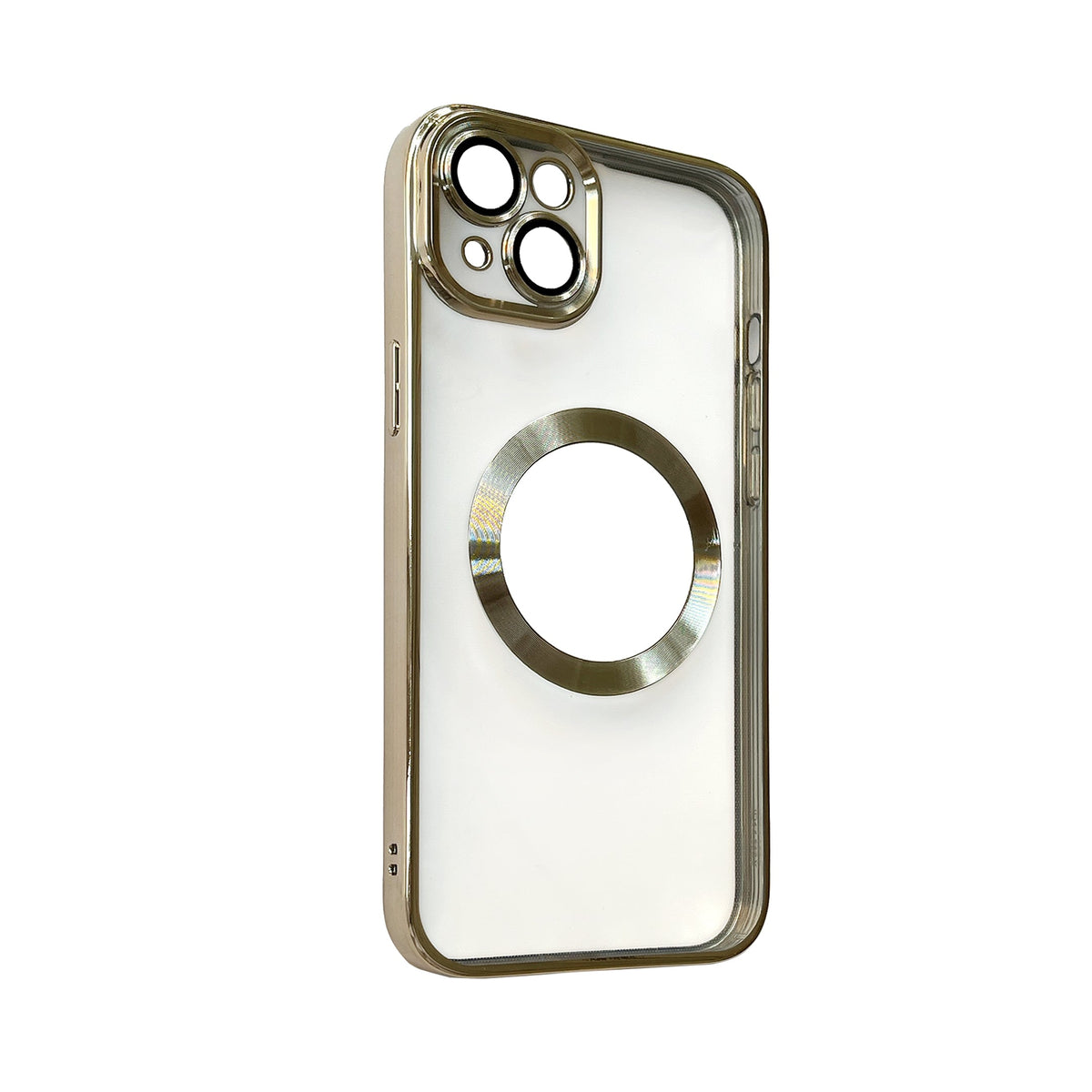 Apple iPhone 14 Case - Gold - Silicone MagSafe Back Cover