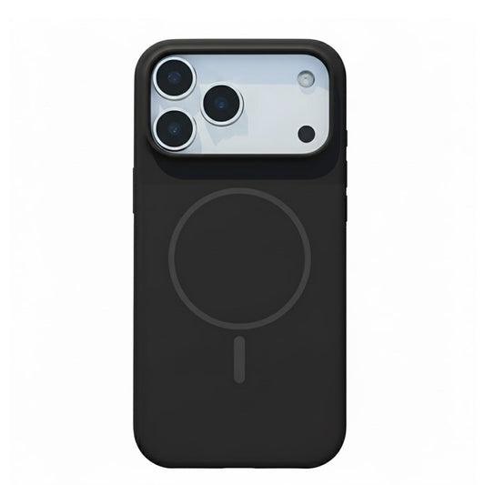 Apple iPhone 18 Pro Hülle - Schwarz - Weiches Silikon MagSafe Backcover