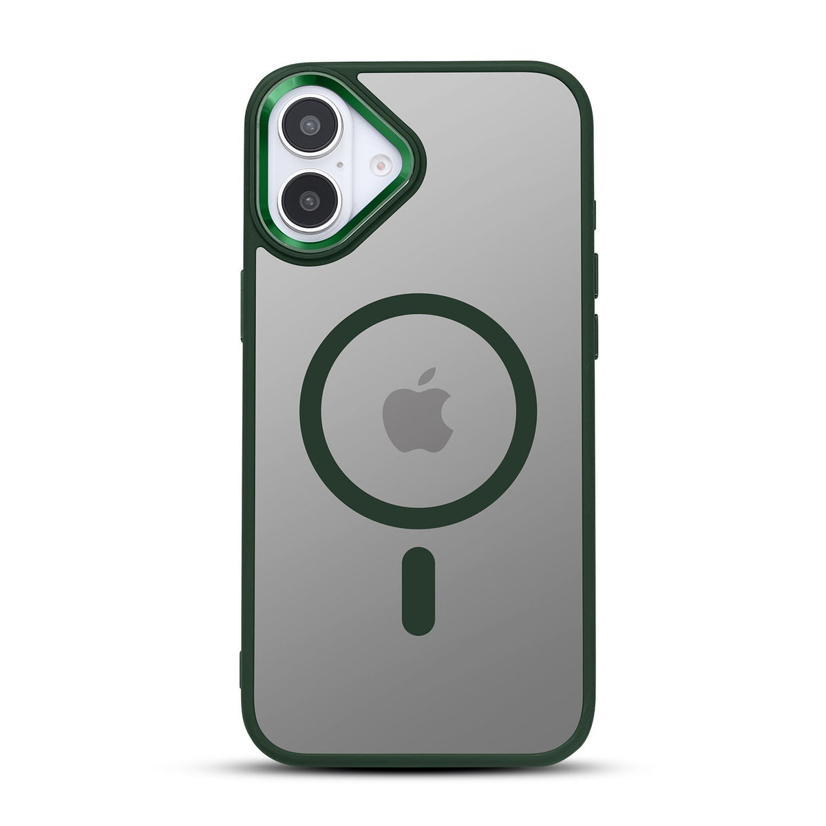 Apple iPhone 16 Plus Hoesje - Groen - Bumper MagSafe Back Cover