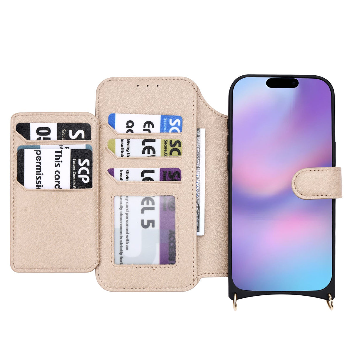 Apple iPhone Air Case - Beige - CM Amsterdam Back Cover with Phone Strap