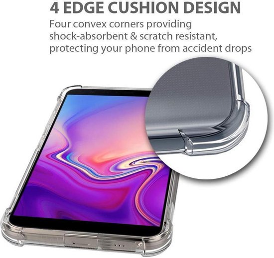 Samsung Galaxy J6+ (2018) Hoesje - Transparant - Anti-Shock Back Cover