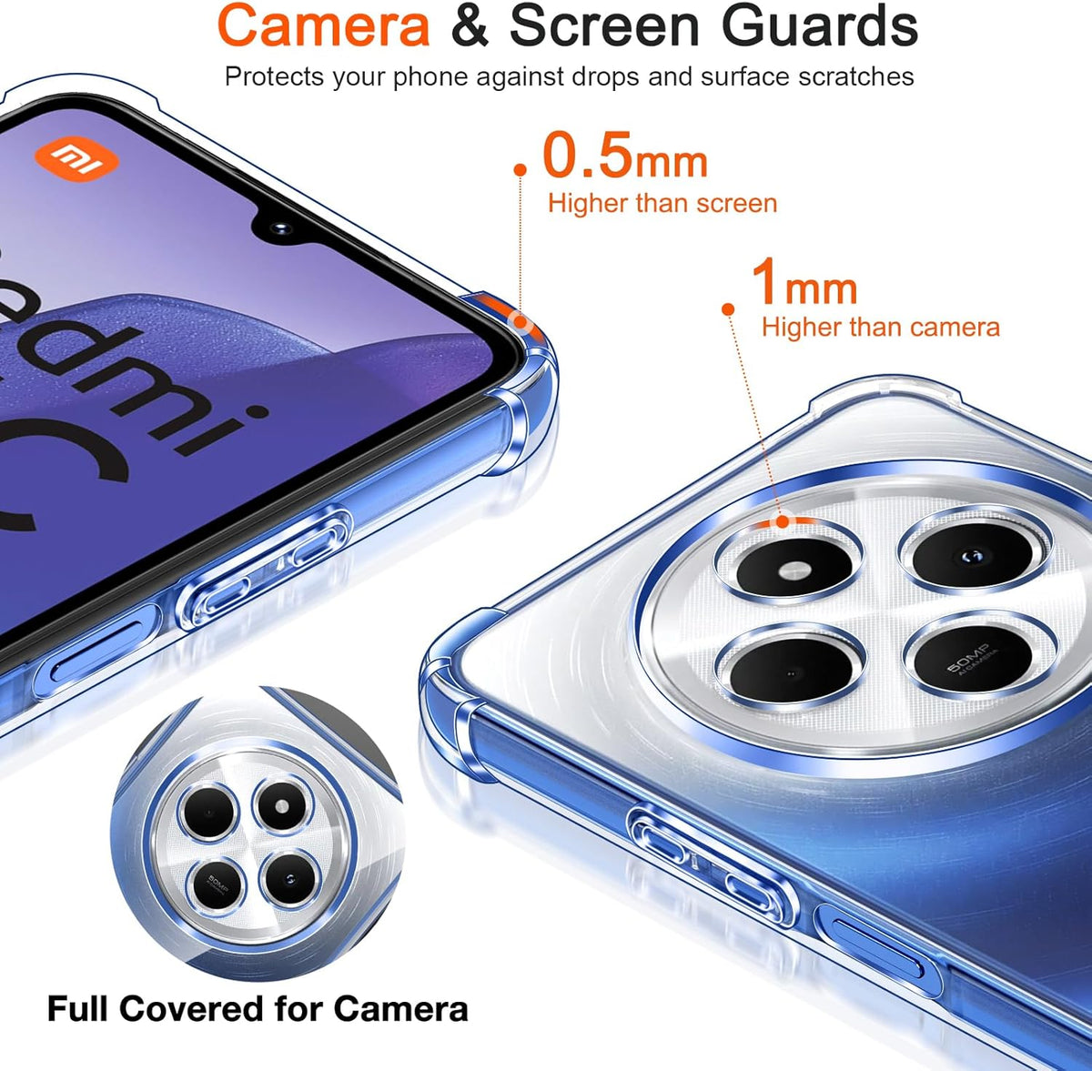 Xiaomi Redmi 17C Hoesje - Transparant - Anti-Shock Back Cover