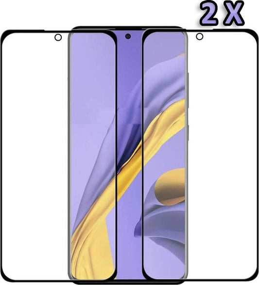 Samsung Galaxy A71 Screenprotector - Full Cover - 2 Stuks