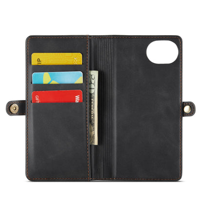 iPhone 16e Hoesje - Charcoal Gray - 2 in 1 MagSafe Bookcase