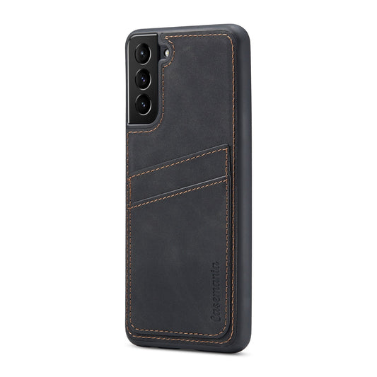 Samsung Galaxy S25 Hülle - Charcoal Gray - Backcover mit Kartenfach