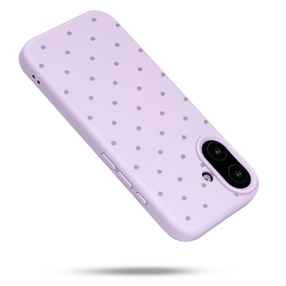 Apple iPhone 17 Hülle - Lila - Herzchen-Backcover