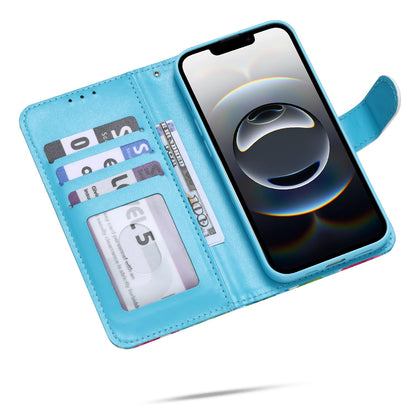 Samsung Galaxy A53 Hoesje - Kleurrijk Vlinders en Bloemen - Print Bookcase