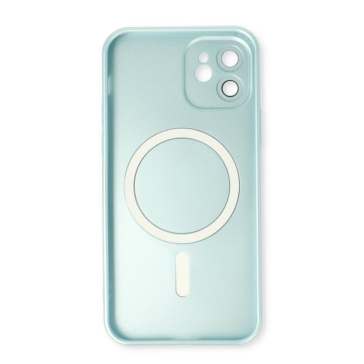 Apple iPhone 11 Hülle - Hellblau - Matte Silikon MagSafe Backcover