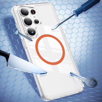 Samsung Galaxy S26 Ultra Case - Orange - Minimalist MagSafe Back Cover