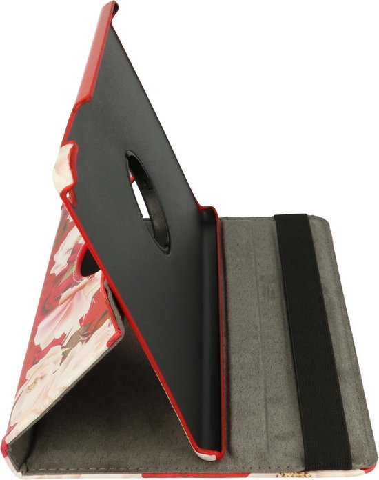 Samsung Galaxy Tab A7 Lite Tablethoes - Roses - Draaibare Bookcase