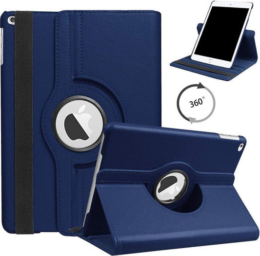 Apple iPad 7 10.2 (2019) Tablethoes - Donker Blauw - Draaibare Bookcase