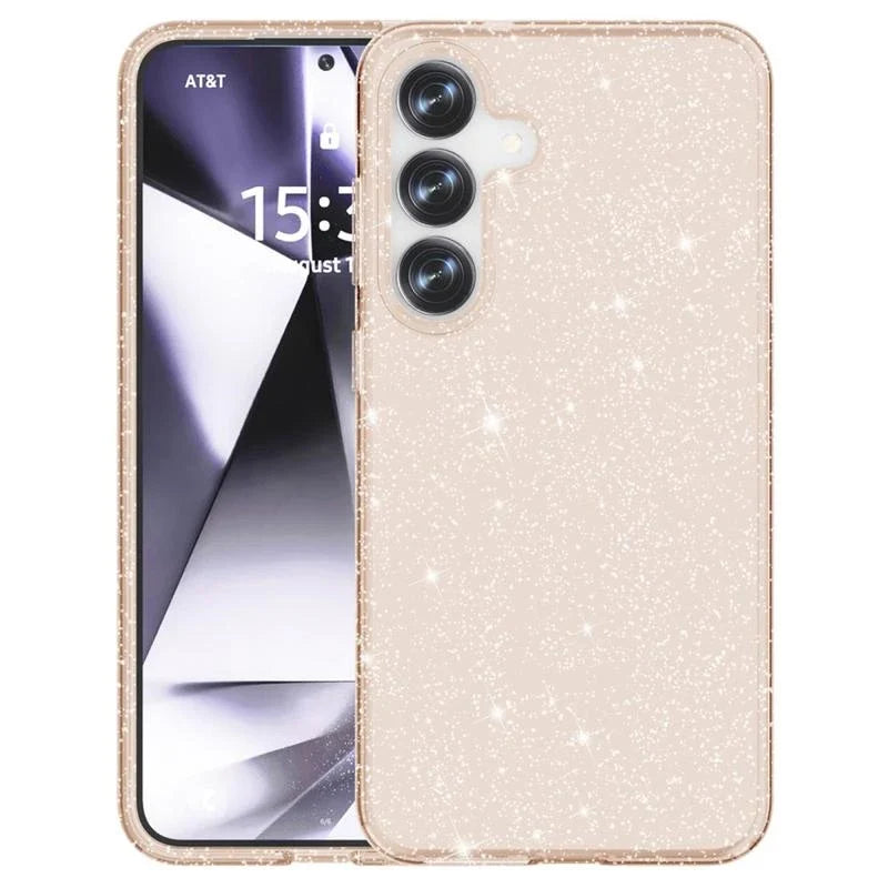 Samsung Galaxy S25 Case - Gold - Glitter Back Cover