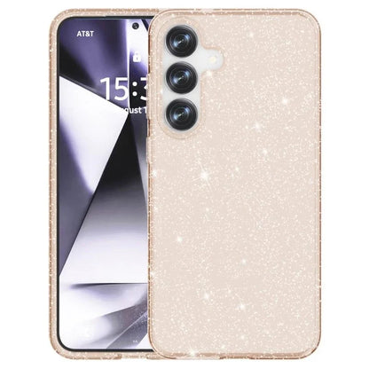 Samsung Galaxy S25 Case - Gold - Glitter Back Cover