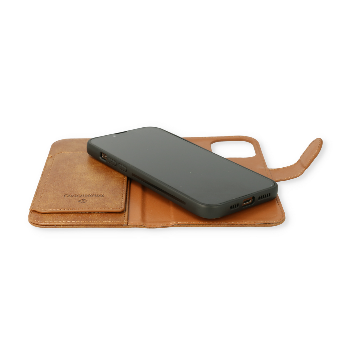 Apple iPhone 17 Pro Max Hoesje - Bruin - 2 in 1 Bookcase met 10 Kaart Vakken