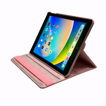 iPad 10.2 (2019, 2020 & 2021) Tablethoes - Pale Pink - Draaibare Bookcase