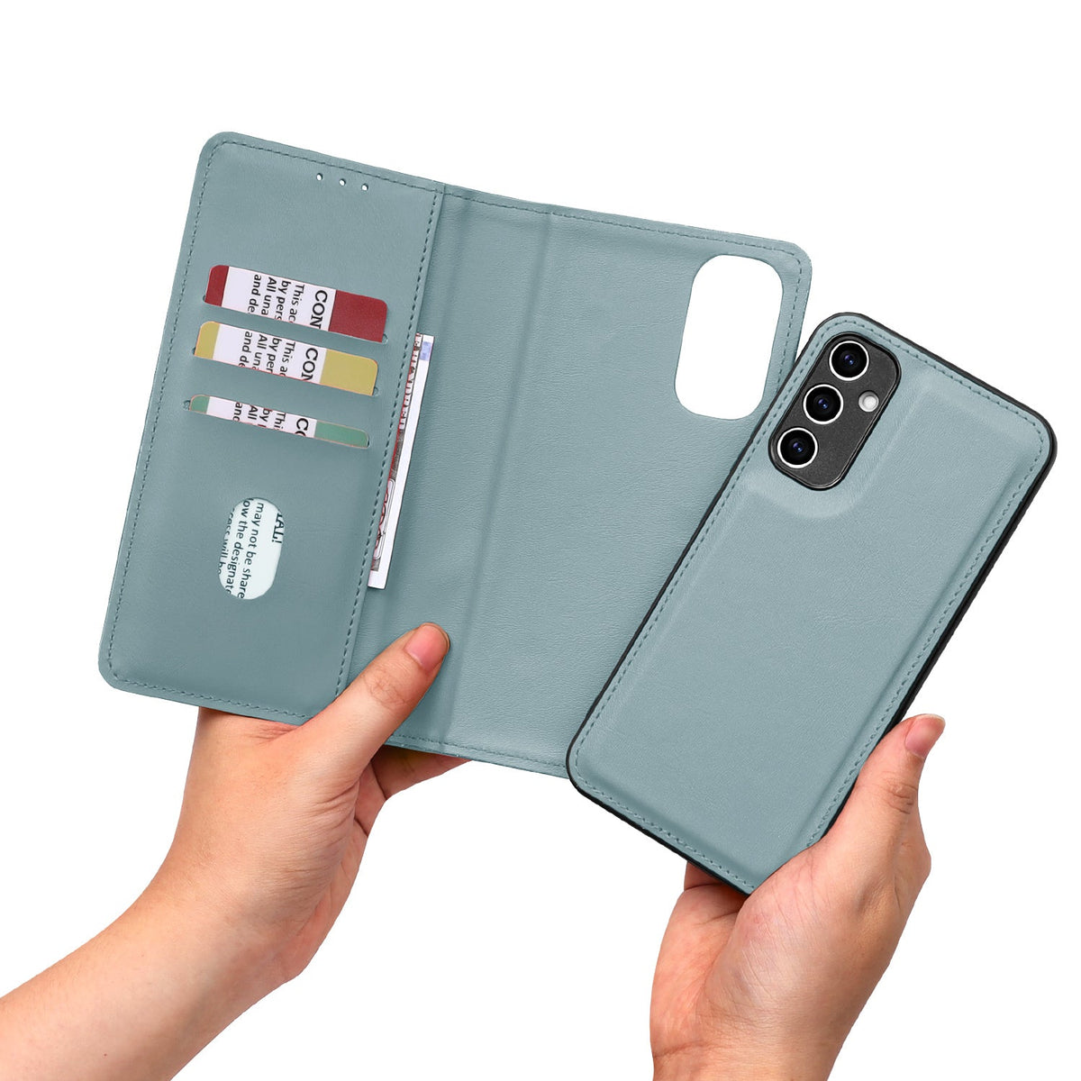 Samsung Galaxy A15 5G Hoesje - Blauw - 2 in 1 Bookcase