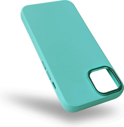 Apple iPhone 14 Hoesje - Turquoise - Siliconen Back Cover