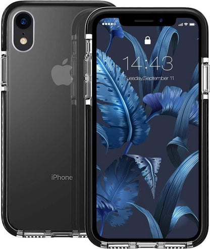 Apple iPhone XR Hoesje - Zwart - Armor Anti-Shock Back Cover
