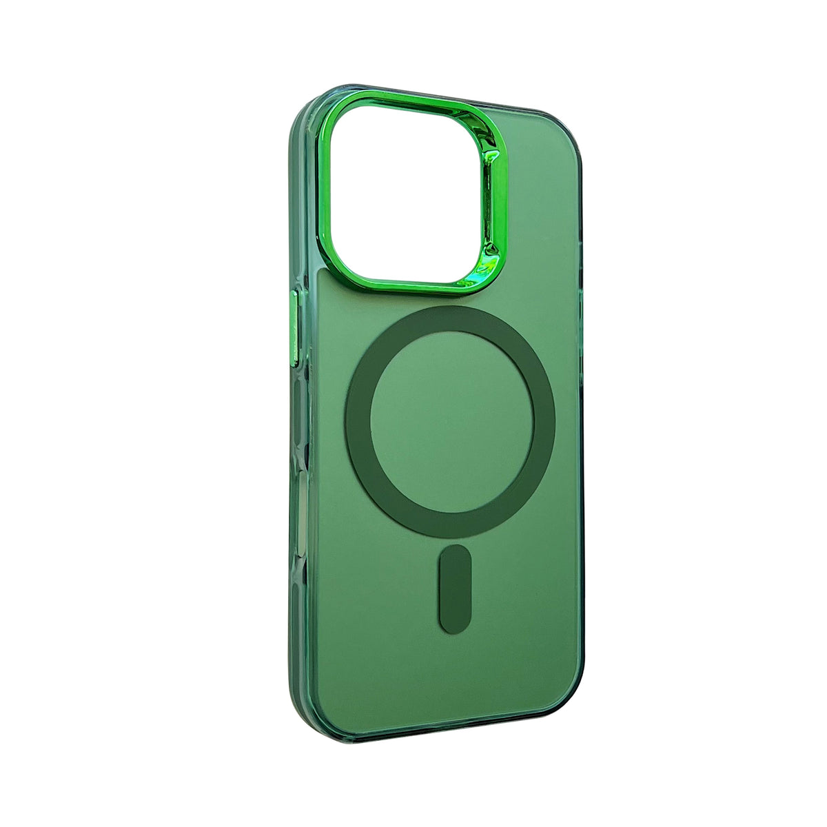 Apple iPhone 12 Pro Case - Green - Fusion Armor MagSafe Back Cover