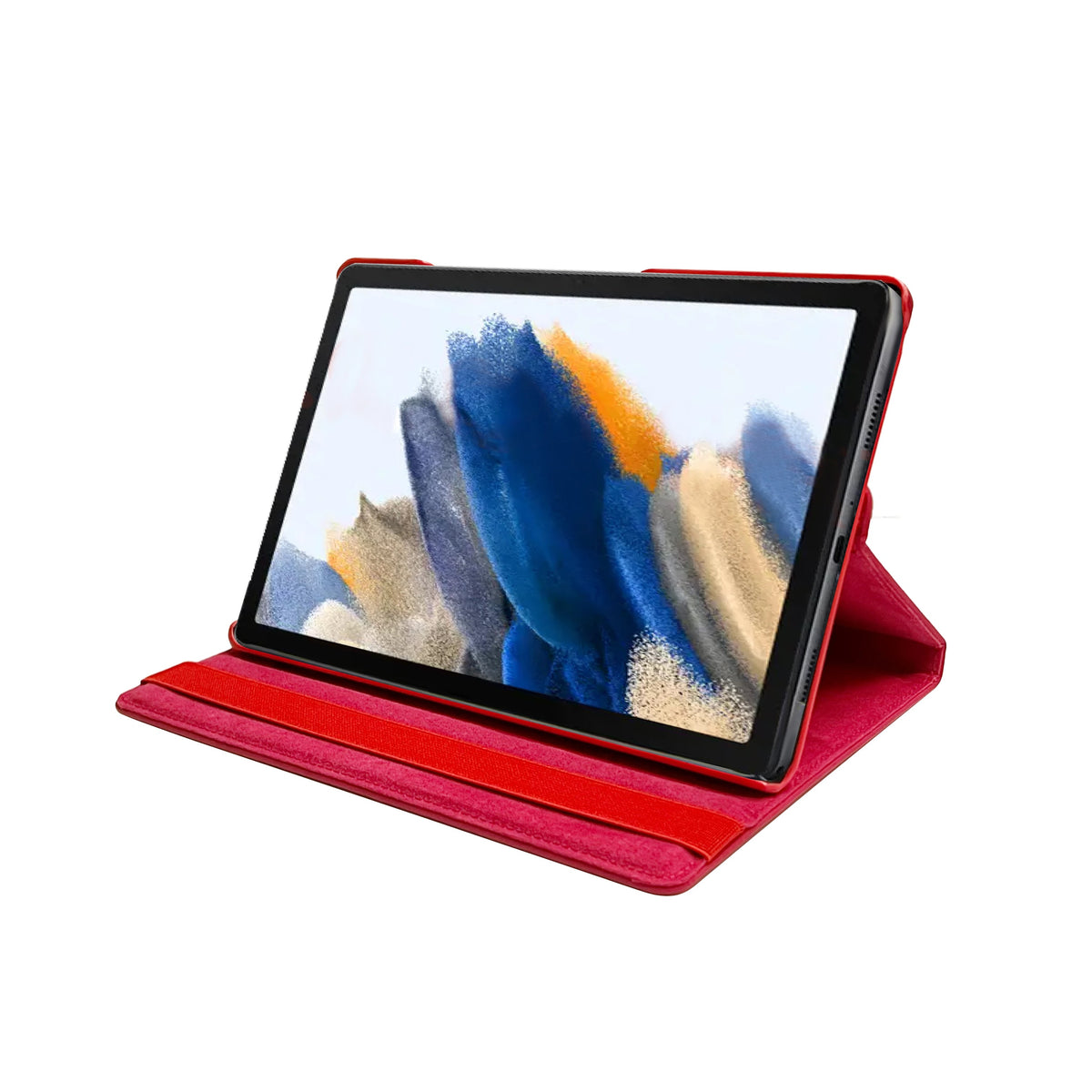 Samsung Galaxy Tab A11 Plus Tablet Case - Crimson Red - Rotating Folio Case