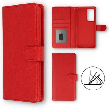 Samsung Galaxy A52 5G Hoesje - Rood - Luxe Bookcase