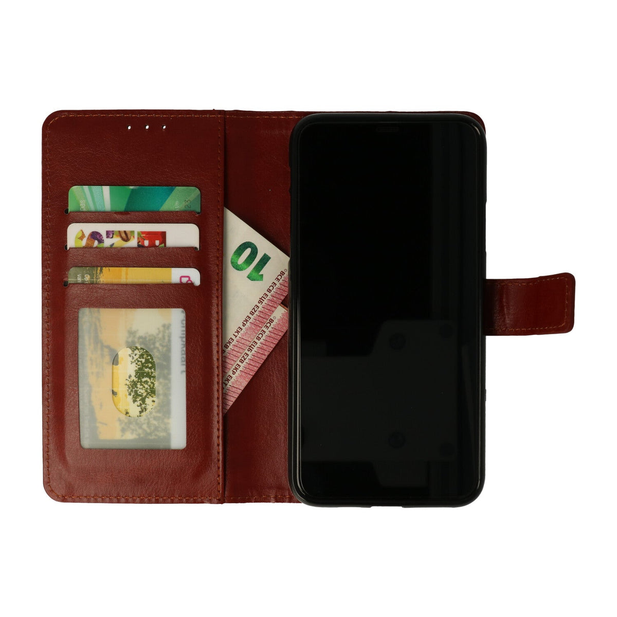 Samsung Galaxy S10e Hoesje - Bruin - Bookcase