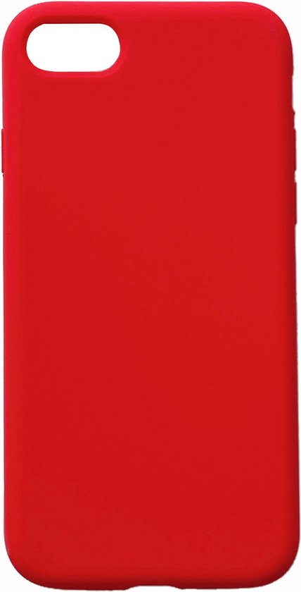Apple iPhone SE (2020) Hülle - Rot - Liquid-Silikon-Backcover