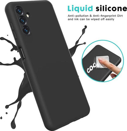 Samsung Galaxy A04s Hoesje - Zwart - Siliconen Back Cover