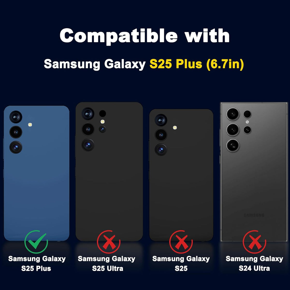 Samsung Galaxy S25 Plus Camera Shield - 3 Stuks