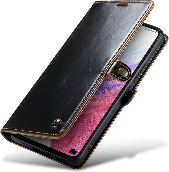 Samsung Galaxy A53 Hoesje - Sienna Brown - Dunne Bookcase