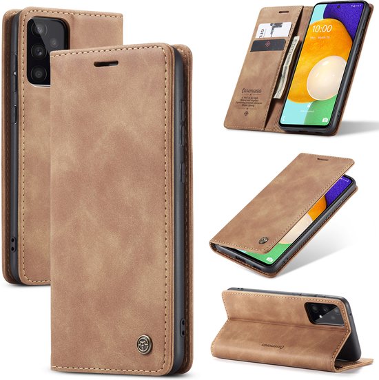 Samsung Galaxy A33 5G Hoesje - Sienna Brown - Dunne Bookcase