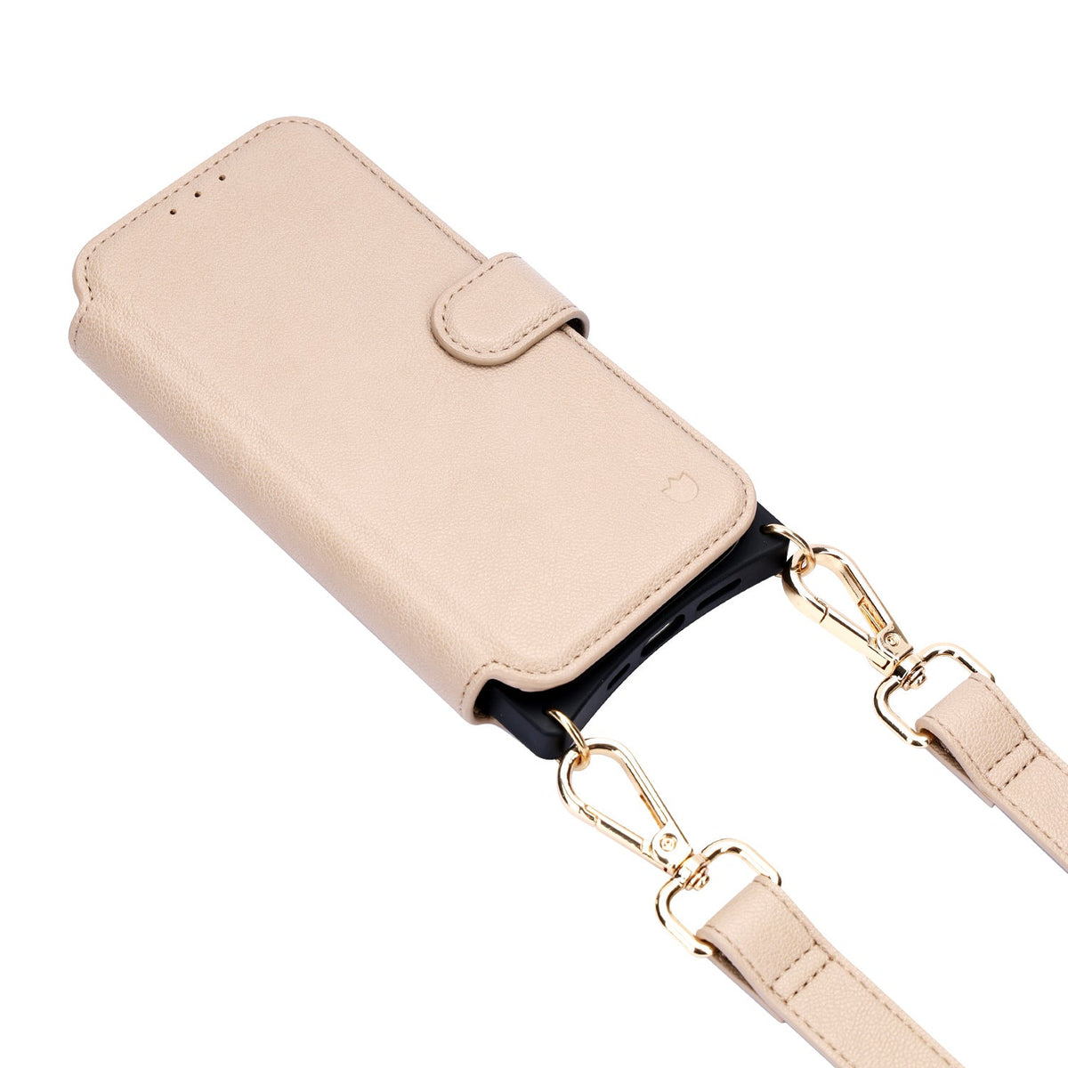 Apple iPhone 16 Pro Max Case - Beige - CM Amsterdam Back Cover with Phone Strap
