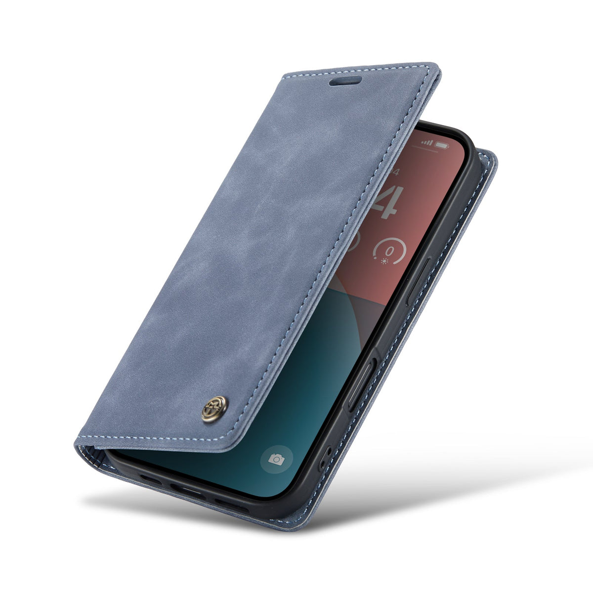 Apple iPhone 16 Plus Hoesje - Shadow Gray - Dunne Bookcase