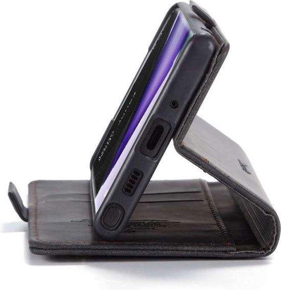 Samsung Galaxy Note20 Hoesje - Zwart - Dunne Bookcase